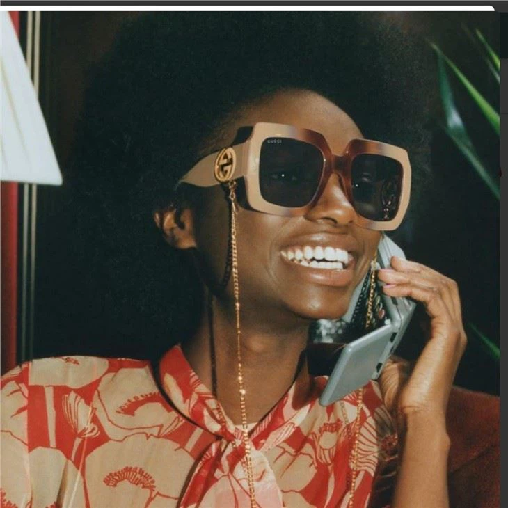 Oversized Square Frame Sunglasses